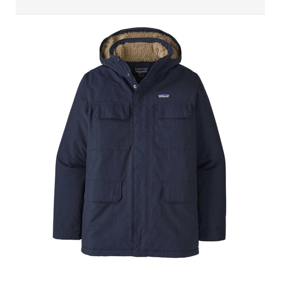 Patagonia Other - mens patagonia isthmus parka large Hoodie‎ Navy Jacket Sherpa